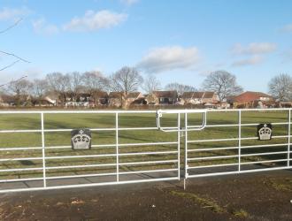 Diamond Jubilee Gates installed 2012